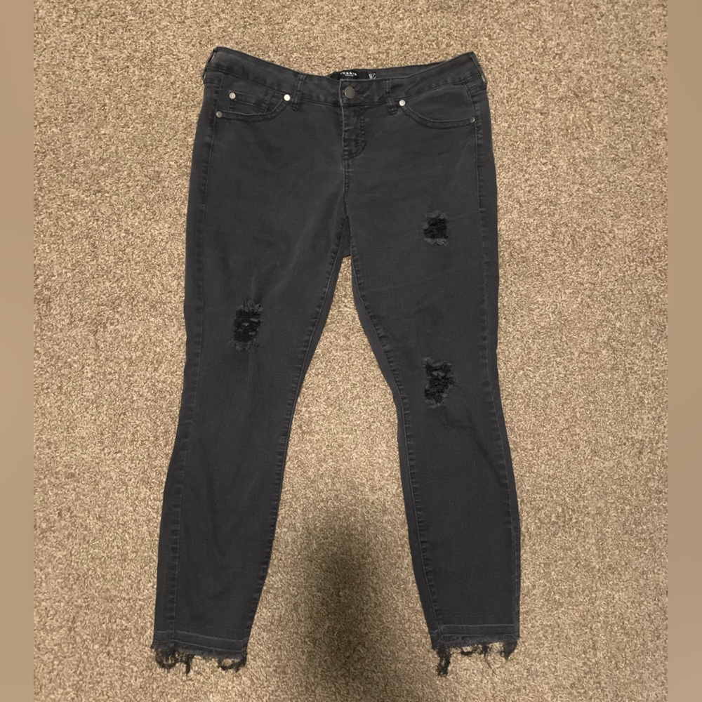 Woman black jeans
